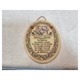 Porcelain Serenity Prayer Plaque