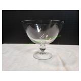 8.5" Glass Compote Bowl