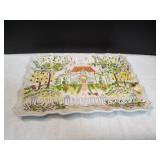 Ma Maison Handpainted Platter