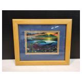11.5x9.5 Framed Maui Dawn Wyland Art