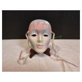 Porcelain Mask on Stand