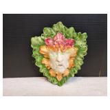 Vtg Porcelain Wall Art