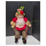 Vtg 26" Posable Shelf Setting Santa