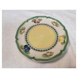 (4)8" French Garden Fleurence Salad Plates
