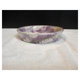 Handcrafted Purple Pottery Bowl