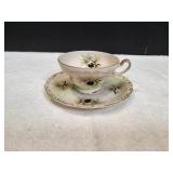 Norcrest Ivory China Teacup w/ Saucer