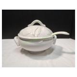 Crate & Barrel 3pc Soup Tureen, Italian Collection