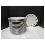 (20) 10.5" Tienshan Golden Pines Dinner Plates