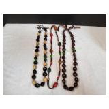 (3) Strands of Genuine Fruit Pits