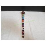African Rungu Maasai Beaded Fighting Throw Club