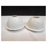 (2) Bernardud Limouges Candler Holders, Unpainted