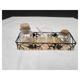 Princess House Heritage Etched Glass Creamer&More