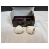 (2) Mikasa Porcelain Shell Napkin Rings