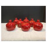 (7) Williams-Sonoma Pomegranate Tureens w/ Lids