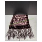Magenta Design Silk Scarf
