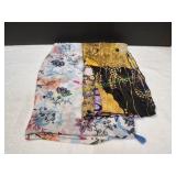 (2) Vtg Silk Scarves