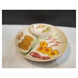 Los Angeles Pottery Chip N Dip Bowl