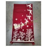 18x106 Red Christmas Table Runner