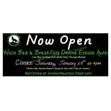 CHECK OUT OUR WACO BED & BREAKFAST ONLINE AUCTION