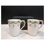 (2)Royal Copenhagen Star Fluted Mugs