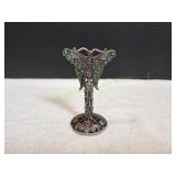 Vtg 4.5" Butterfly Ring Holder