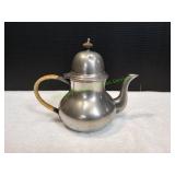Vtg John Somers Brazil Handmade Pewter Teapot
