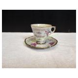 Vtg Mother Teacup w/ Saucer