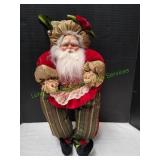 Vtg 26" Posable Shelf Setting Santa