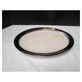 Flintridge Contessa Black Oval Platter
