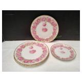 Haviland Limoges Drop Rose Plates