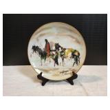 10.5" Alone Ted DeGrazia Plate w/ Stand
