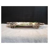 19" Orleans Silver-Plate Footed Meat Platter