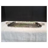 24.5x13 Silver-Plate Serving Tray