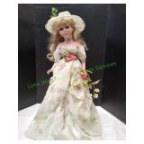 28" Duck House Heirloom Porcelain Doll