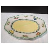 French Garden Fleurence Oval Serving Platter
