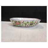 Vtg Porcelain Vegetable Dish