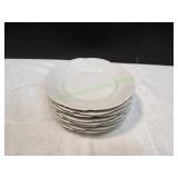 (8) 7.75" Hutschenreuther Sylvia Salad Plates