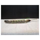 19.5x8 FB Rogers 5746 Silver-Plate Leaf Platter