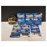 (6) 1991 Mattel Hot Wheels & (1) Team Caliber