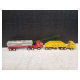 (2) Vtg Metal Trucks