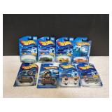 (10) Mattel Hot Wheels Diecast Cars
