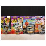 (4) Johnny Lightning Hollywood on Wheels Diecast