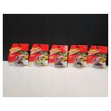 (5) Johnny Lightning Hot Rod Diecast Cars