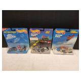 (3) Mattel Hot Wheels Action Packs