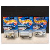 (3) 1994 Mattel Hot Wheels Silver Series