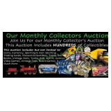 JOIN US FOR OUR MONTHLY ONLINE COLLECTORS AUCTION