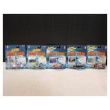(5) Johnny Lightning Surf Rods Diecast Cars