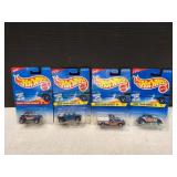 (4) Mattel Hot Wheels Race Team Series II & III
