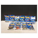 (10) Mattel Hot Wheels Diecast Cars