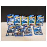 (9) Mattel Hot Wheels Diecast Cars